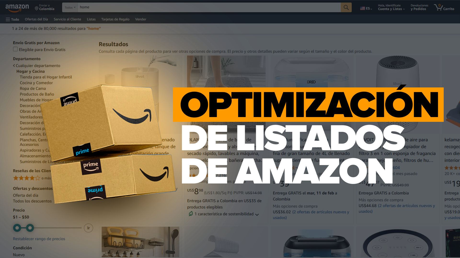 optimizacion de listados de amazon